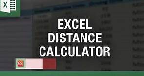 Excel Distance Calculator - How to calculate Driving Distance Directly into Excel