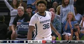 Marcus Smart Scores His First Points On The Grizzlies!