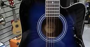 guitarra texana electroacústica 12 cuerdas (docerola) SEGOVIA SGC12BLSB