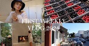 a week in my life 2024 l Olivia Jade (farmers market, home design, cooking & more)