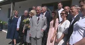 Charles and Camilla meet cast of TV series Doc Martin