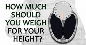 How Much Should You Weigh For Your Height, Gender, And Body Frame Size?