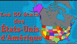 Géographie : les 50 états des états-unis d'Amérique et leurs capitales classés par date.