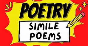 Simile Poems for Kids