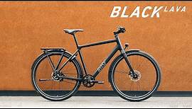 The New Urban-Trekkingbike ROSE BLACK LAVA