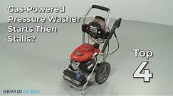 Top Reasons Pressure Washer Starts, Then Stalls — Pressure Washer Troubleshooting