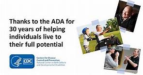 CDC honors the 30th anniversary of the Americans with Disabilities Act (ADA)