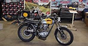 Pair of Vintage BSA motorcycles 441 Victor Special & B50MX