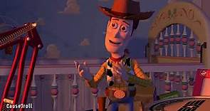 Woody lanza a Buzz por la ventana ToyStory audio latino (HD)