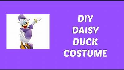 DIY Daisy Duck Costume