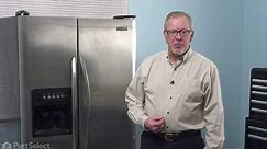 Frigidaire Refrigerator Repair - How to Replace the Door Switch (Frigidaire # 240505801)