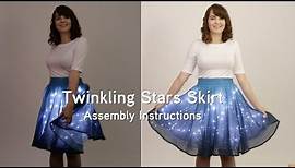 Twinkling Stars Skirt (Assembly Instructions) from ThinkGeek