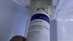 How to change water filter if stuck & air filter on a LG Refridgerator