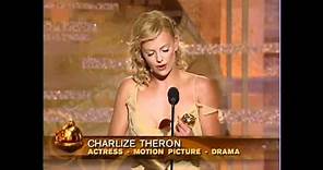 Charlize Theron Wins Best Actress Motion Picture - Golden Globes 2004