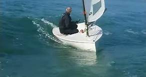 Europe dinghy in waves