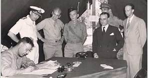 Il Maresciallo Pietro Badoglio annuncia l'armistizio, 8 settembre 1943 dai microfoni dell'EIAR