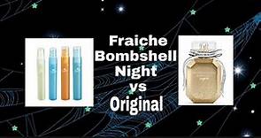 Fraiche Bombshell Nights de Victoria's Secret vs Original