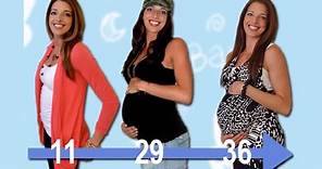 Baby Bump: Pregnancy week by week pictures