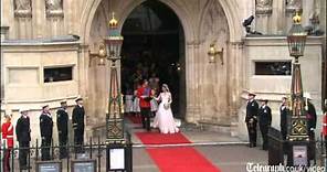 Prince William and Kate Middleton: how the royal wedding day unfolded