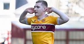 Ross Tierney scores for Motherwell v Rangers