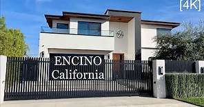 ENCINO Los Angeles California - driving tour [4K]