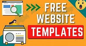 5 BEST WEBSITE TEMPLATE WEBSITES || FREE WEBSITE TEMPLATES DOWNLOAD ||