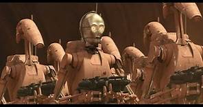 C-3PO Battle droid scenes
