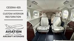 Cessna 425 | Conquest I | Custom Interior Restoration