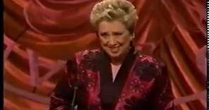 Margaret Tyzack wins 1990 Tony Award for Best Featured Actress in a Play