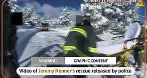 WARNING: GRAPHIC CONTENT - Video of actor Jeremy Renner's rescue released by police