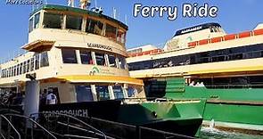 Sydney Ferry Ride - Pyrmont Bay To Circular Quay - Sydney Australia