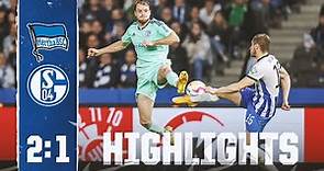 Späte Treffer entscheiden die Partie | Hertha BSC Berlin - FC Schalke 04 2:1 | Highlights & Stimmen