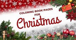 All My Coloring books with Christmas Pages to help you plan.