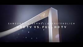 Samsung TV-Beratung 2015: UHD TV vs. FULL HD TV