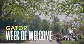 2022 Gator Week of Welcome -- Allegheny College