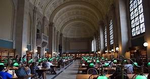 Boston Public Library Tour