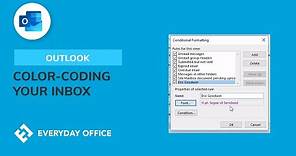 Color-Coding Email in Microsoft Outlook