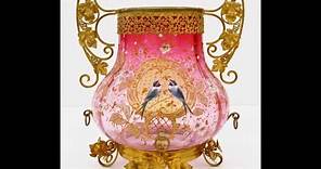 19th Century European Enamelled Glass Art