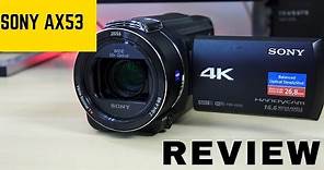 Sony FDR AX53 Handycam: Perfect YouTube 4K Camera!!!