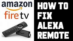 How To Fix Firestick Remote - Easy Fix Pair Fire TV Remote in Just 1 Step! Alexa Remote Not Working