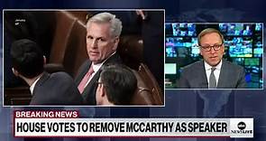 Kevin McCarthy becomes 1st House speaker ousted from position | ABCNL