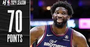 Joel Embiid NEW CAREER-HIGH 70 PTS & 18 REB vs Spurs 🔥 FULL Highlights