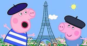 Peppa Pig Goes to Paris 🐷🇫🇷 Peppa Pig Official Family Kids Cartoons