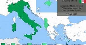 History of ITALY (1859 - 2020) - Detailed Map