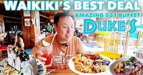 Waikiki's Best Value! Amazing $31 Hawaiian Buffet at the Legendary Duke's! Poke Lover's Paradise!