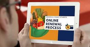 How to Renew your Georgia Food Stamps Online