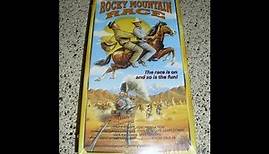 The Incredible Rocky Mountain Race (1977) Open + Close (1992 Starmaker Video VHS)