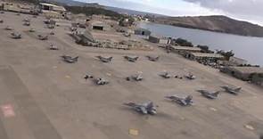 Así se ve la base aérea de Gando... - Ejército del Aire