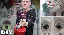 Dryer Vent Pipe Cleaning Kit | Homemade Lint Brush for Free