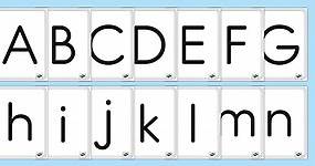 FREE Alphabet Template: Letters A-Z